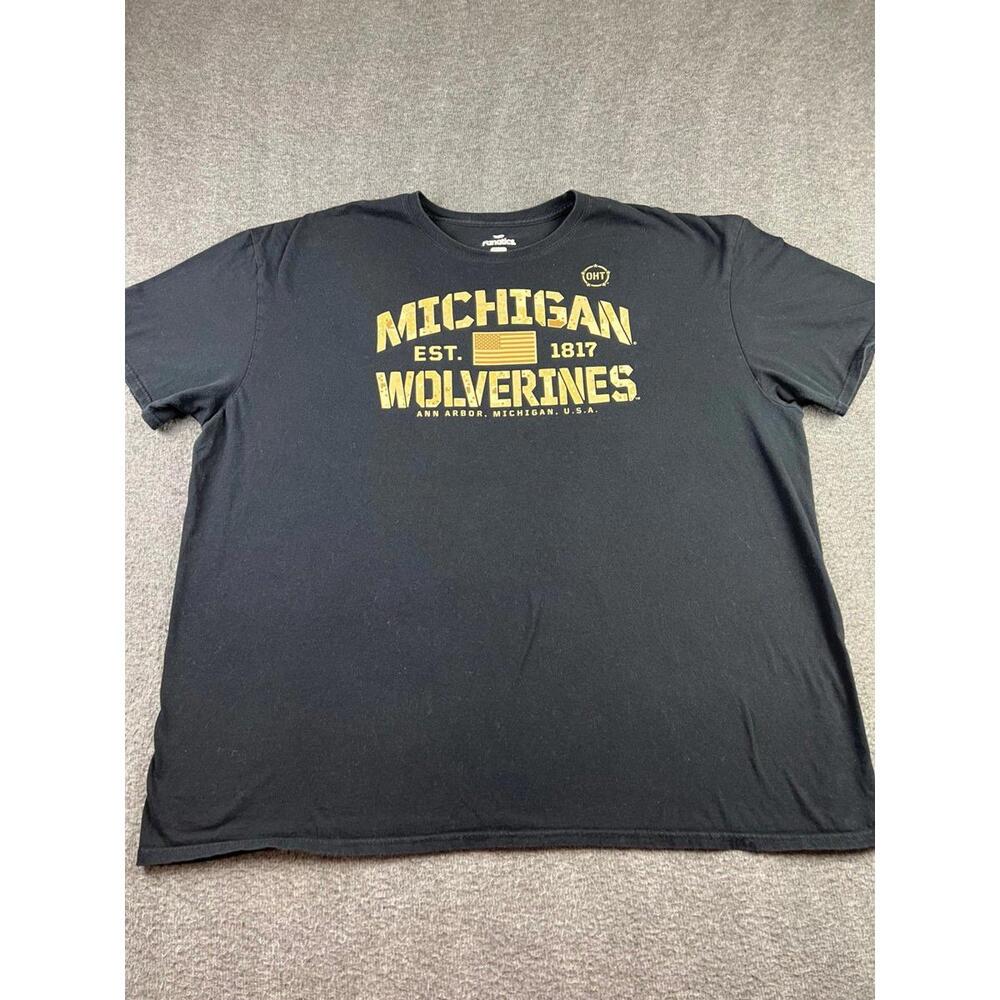 Fanatics Michigan Wolverines‎ Black Graphic T Shirt 3XL